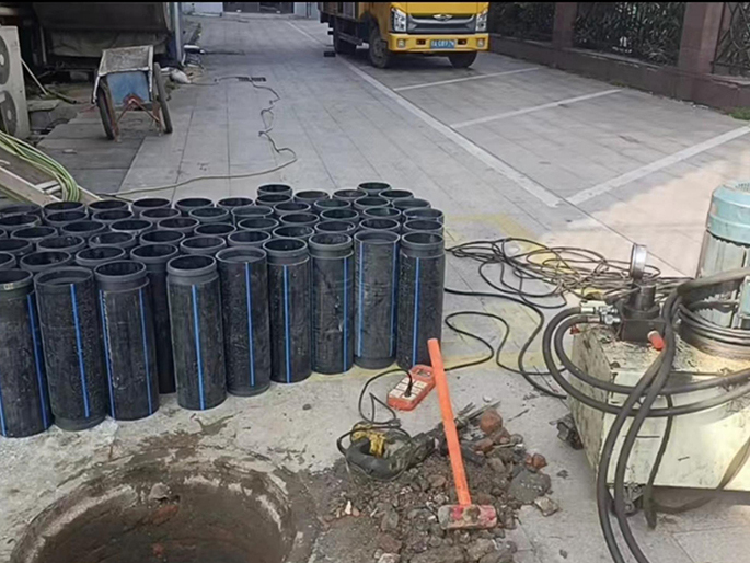 城区PE置换管厂家 DN315置换管 非开挖管短管置换